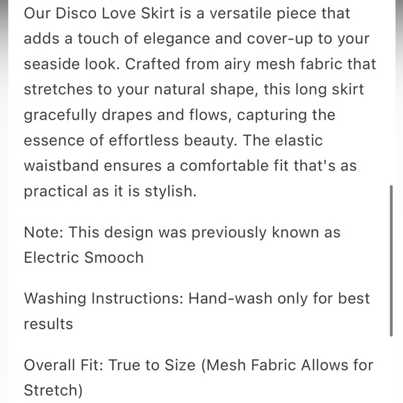 Strawberry Milk Mob - Disco Love Skirt Coverup - Picture 3 of 4